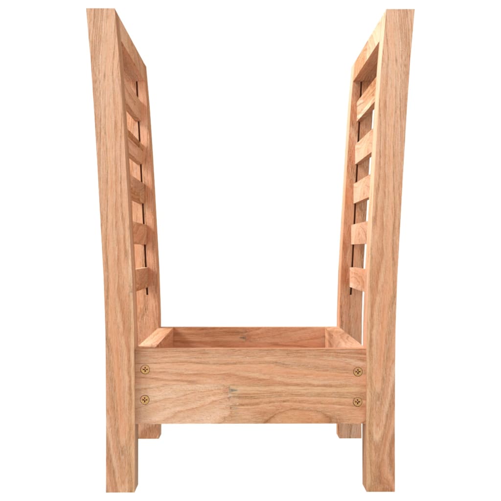 Porte-revues 40x26,5x38,5 cm Bois massif de noyer - XIOS