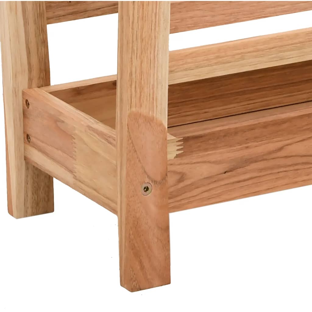 Porte-revues 40x26,5x38,5 cm Bois massif de noyer - XIOS