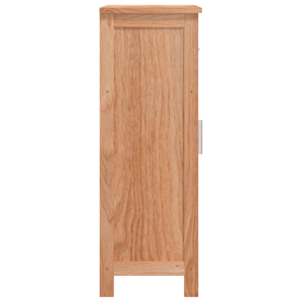 Armoire de salle de bain 42x29x82 cm Bois massif de noyer - XIOS
