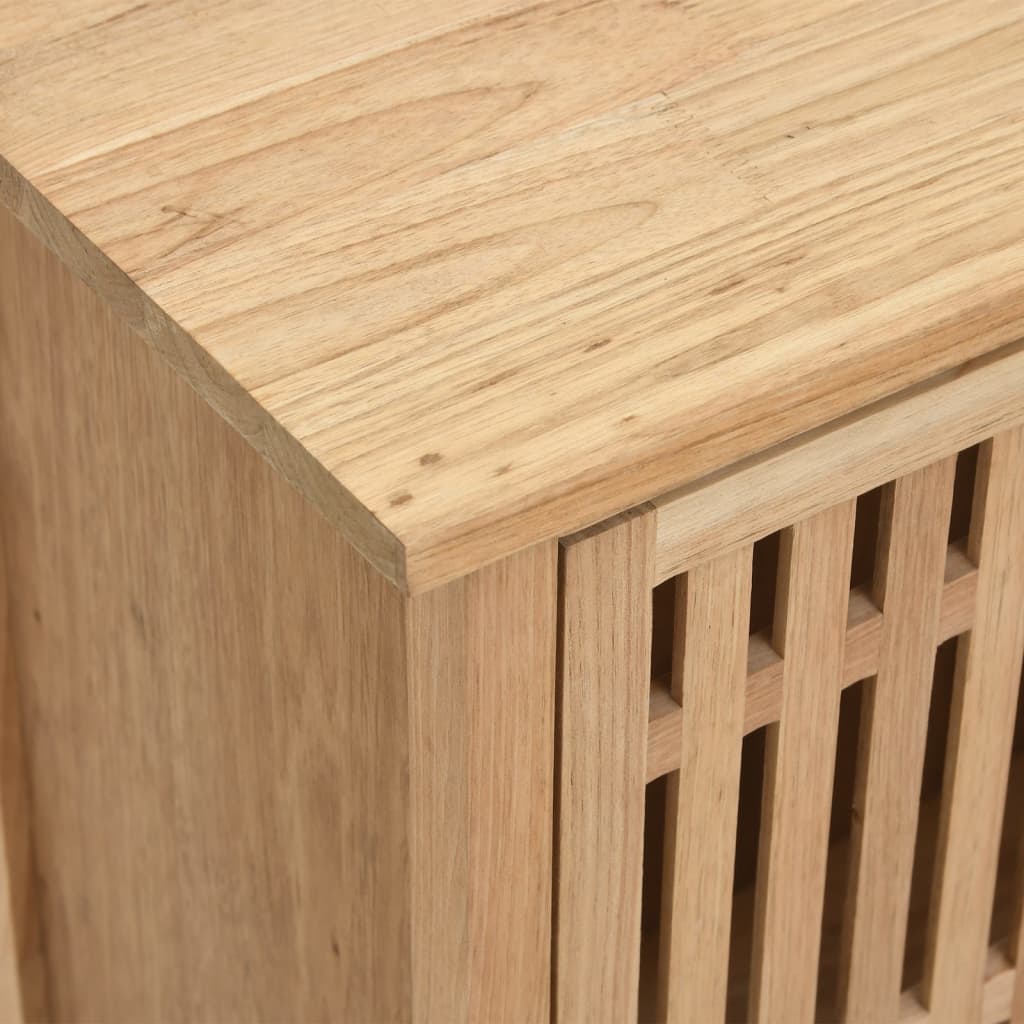 Armoire de salle de bain 66x29x61,5 cm Bois massif de noyer - XIOS