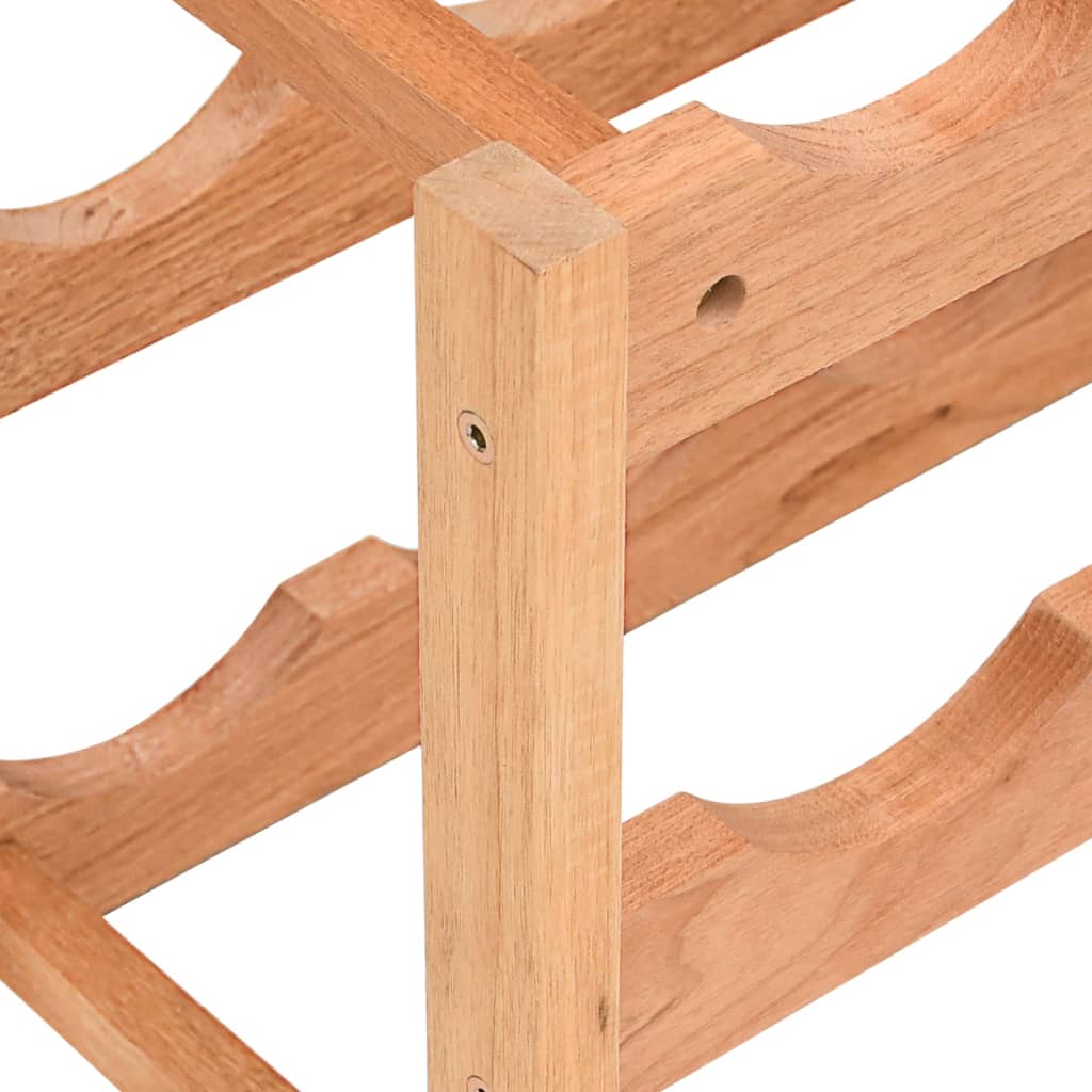 Casier à vin pour 12 bouteilles Bois massif de noyer - XIOS