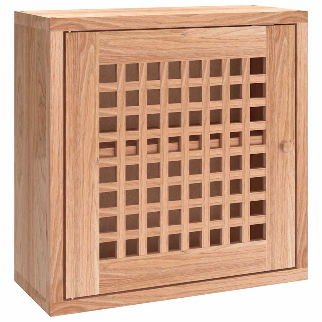 Armoire murale 42x18x42 cm Bois massif de noyer - XIOS