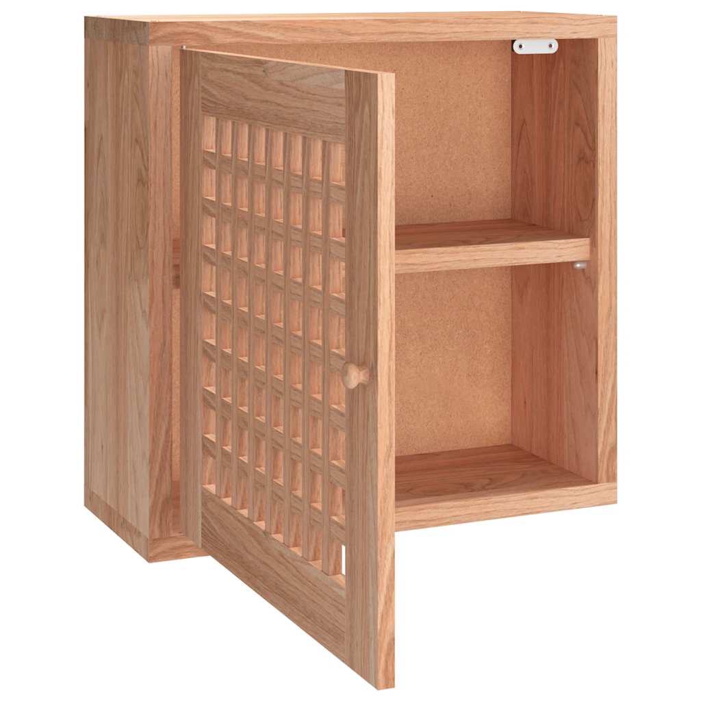 Armoire murale 42x18x42 cm Bois massif de noyer - XIOS