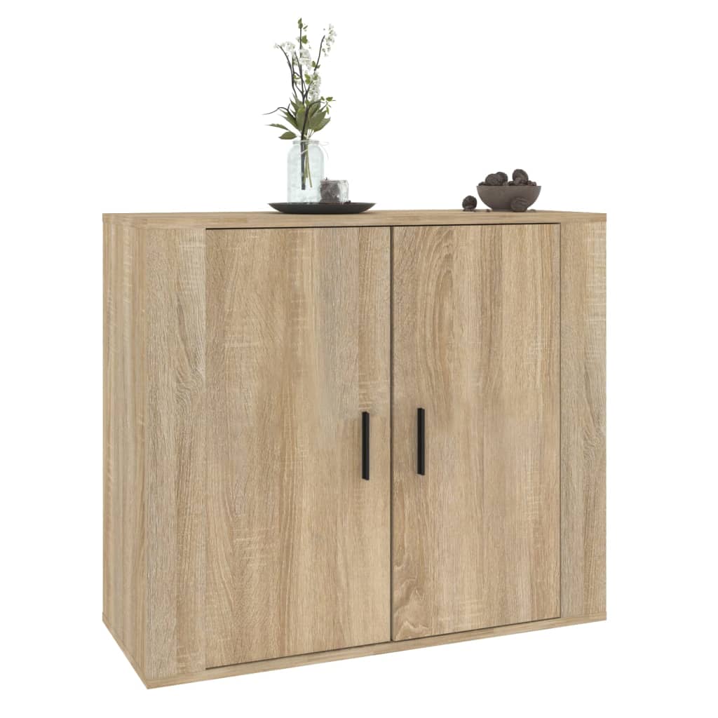 Buffet Chêne sonoma 80x33x70 cm Bois d'ingénierie - XIOS