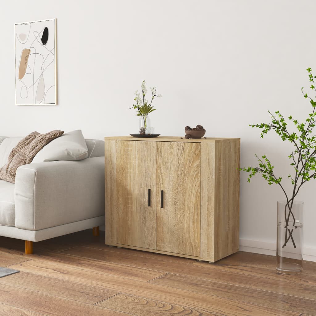 Buffet Chêne sonoma 80x33x70 cm Bois d'ingénierie - XIOS