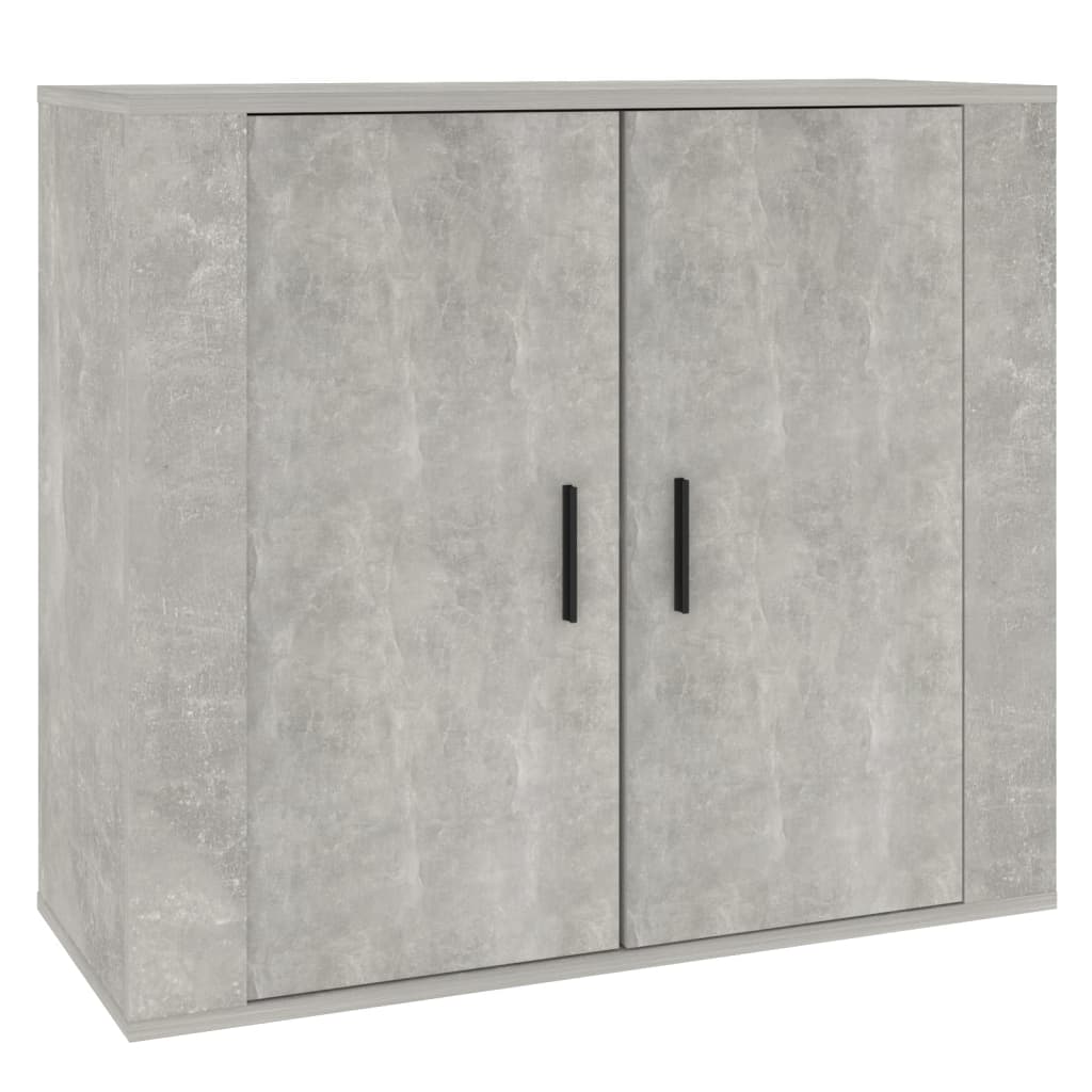 Buffet Gris béton 80x33x70 cm Bois d'ingénierie - XIOS