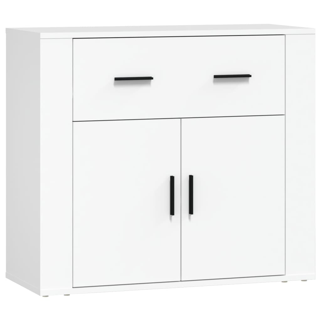 Buffet Blanc 80x33x70 cm Bois d'ingénierie - XIOS