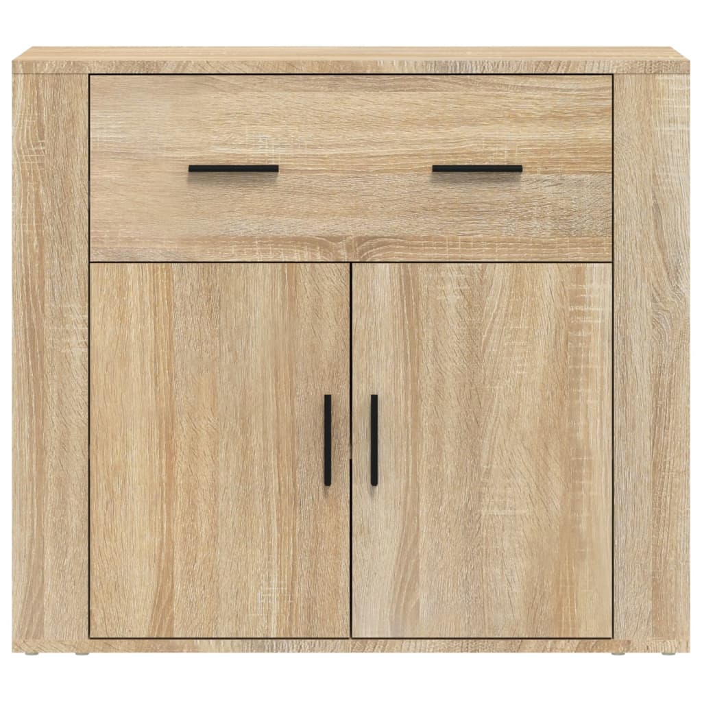 Buffet Chêne sonoma 80x33x70 cm Bois d'ingénierie - XIOS