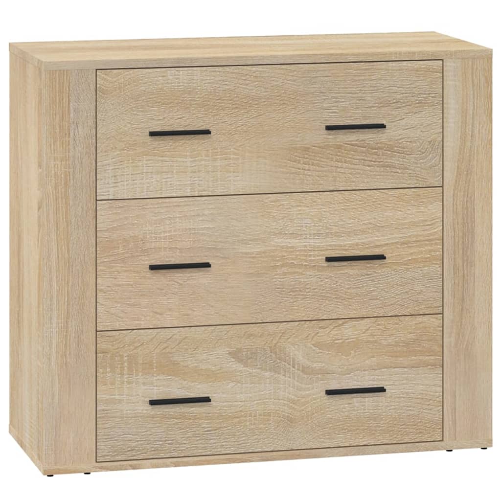 Buffet Chêne sonoma 80x33x70 cm Bois d'ingénierie - XIOS