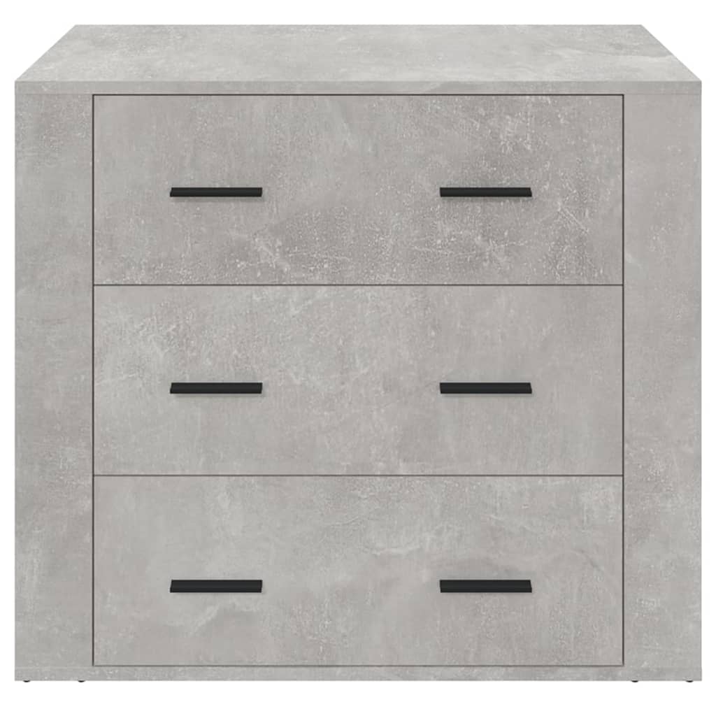 Buffet Gris béton 80x33x70 cm Bois d'ingénierie - XIOS