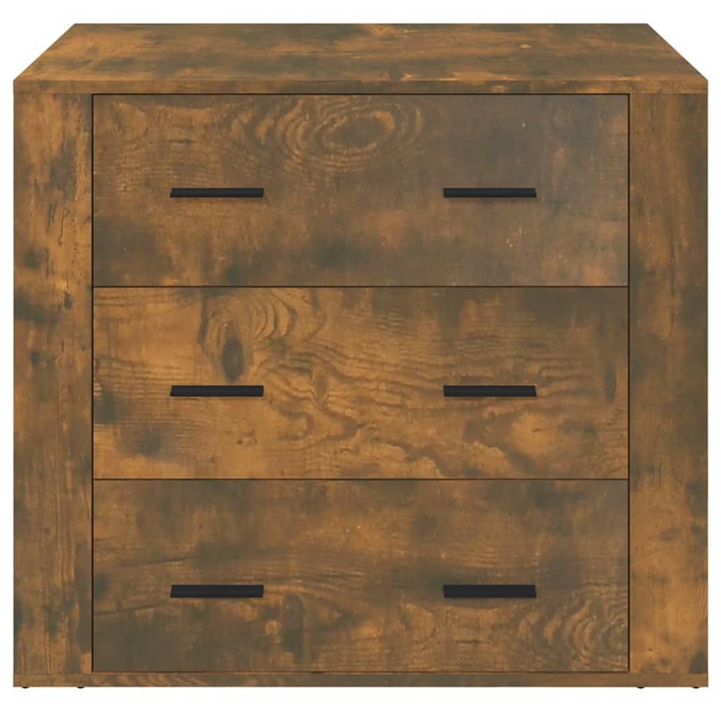 Buffet Chêne fumé 80x33x70 cm Bois d'ingénierie - XIOS