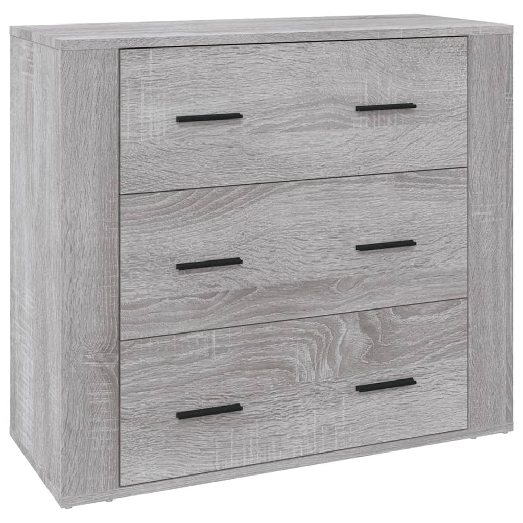 Buffet Sonoma gris 80x33x70 cm Bois d'ingénierie - XIOS