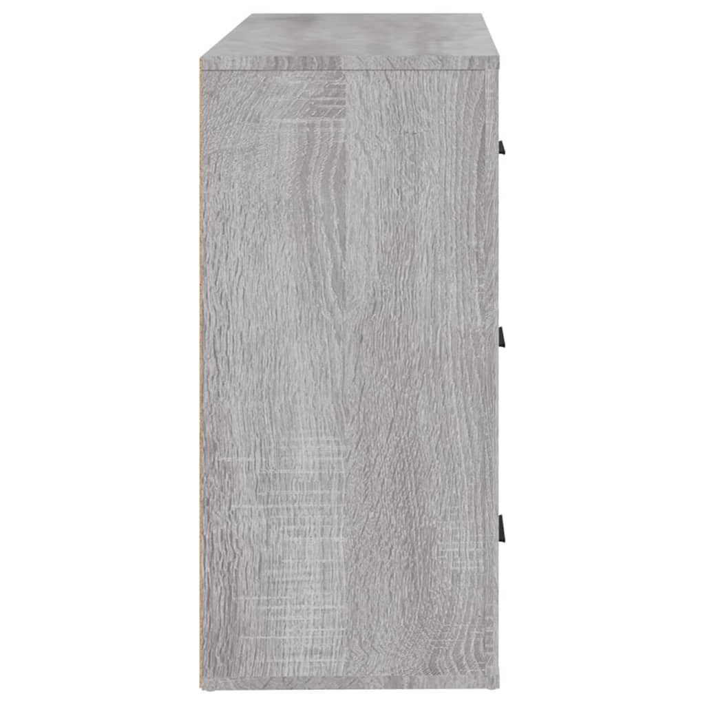 Buffet Sonoma gris 80x33x70 cm Bois d'ingénierie - XIOS
