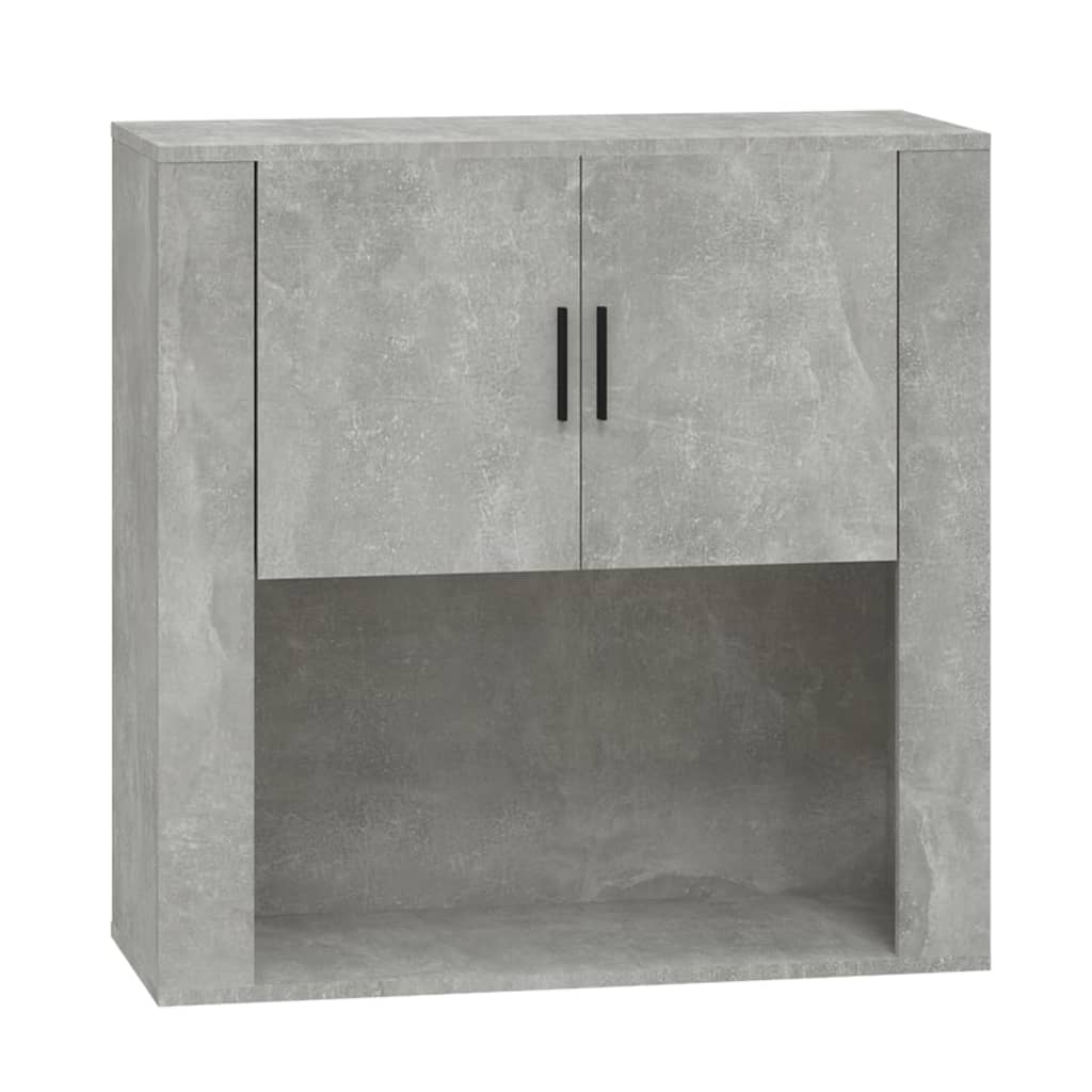 Armoire murale Gris béton 80x33x80 cm Bois d'ingénierie - XIOS