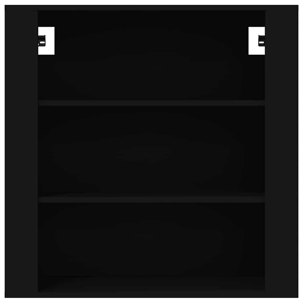 Armoire murale Noir 80x33x80 cm Bois d'ingénierie - XIOS