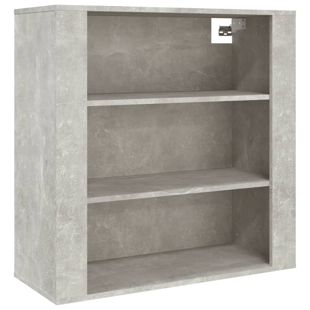 Armoire murale Gris béton 80x33x80 cm Bois d'ingénierie - XIOS
