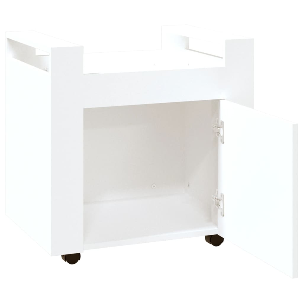 Chariot de bureau Blanc 60x45x60 cm Bois d'ingénierie - XIOS