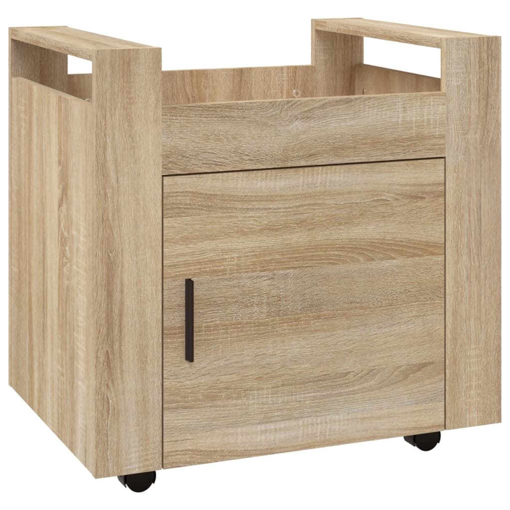 Chariot de bureau Chêne sonoma 60x45x60 cm Bois d'ingénierie - XIOS