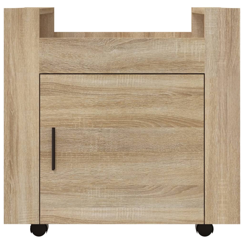 Chariot de bureau Chêne sonoma 60x45x60 cm Bois d'ingénierie - XIOS