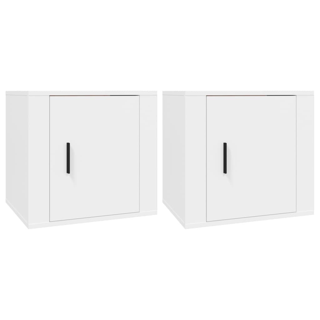 Tables de chevet 2 pcs Blanc 50x39x47 cm - XIOS