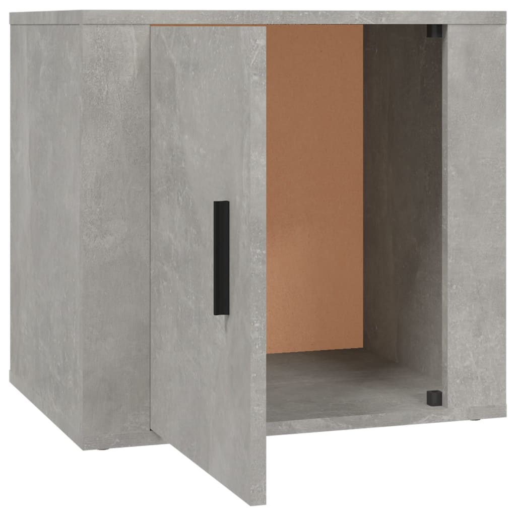 Table de chevet Gris béton 50x39x47 cm - XIOS