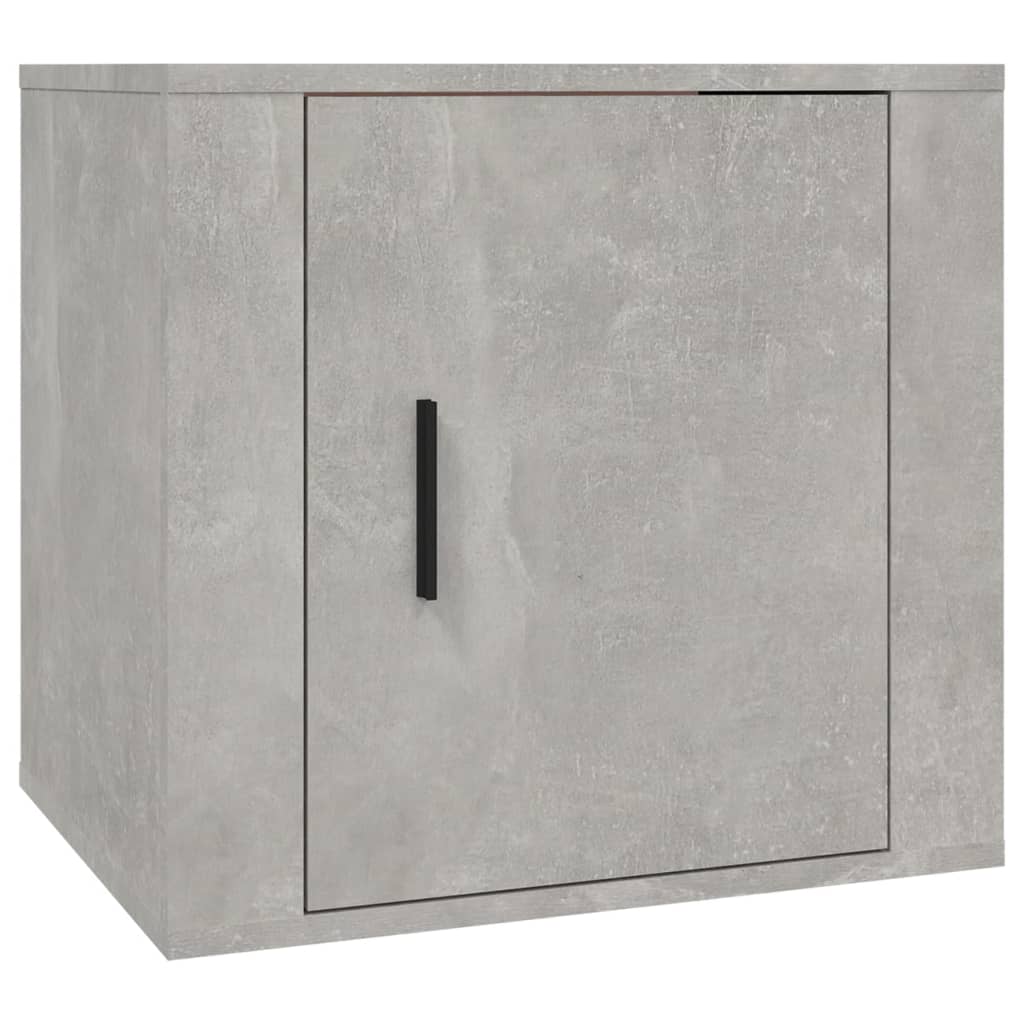 Tables de chevet 2 pcs Gris béton 50x39x47 cm - XIOS