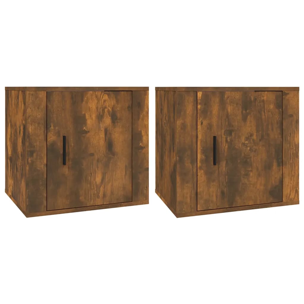 Tables de chevet 2 pcs Chêne fumé 50x39x47 cm - XIOS