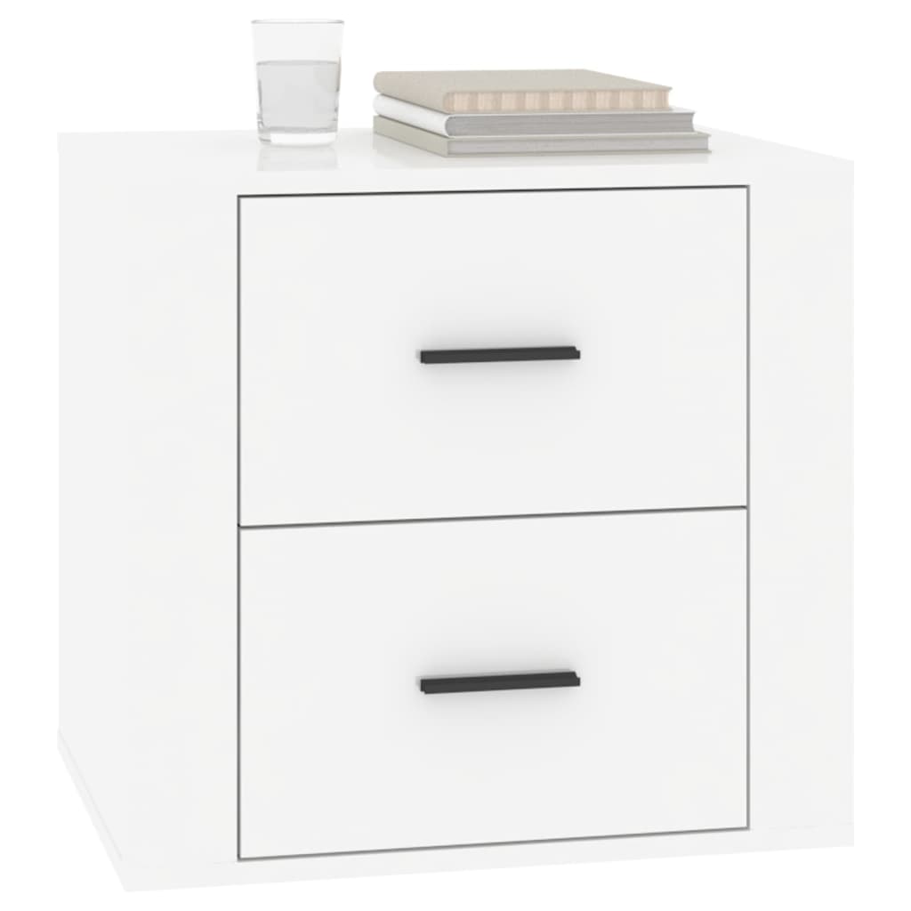 Table de chevet Blanc brillant 50x39x47 cm - XIOS