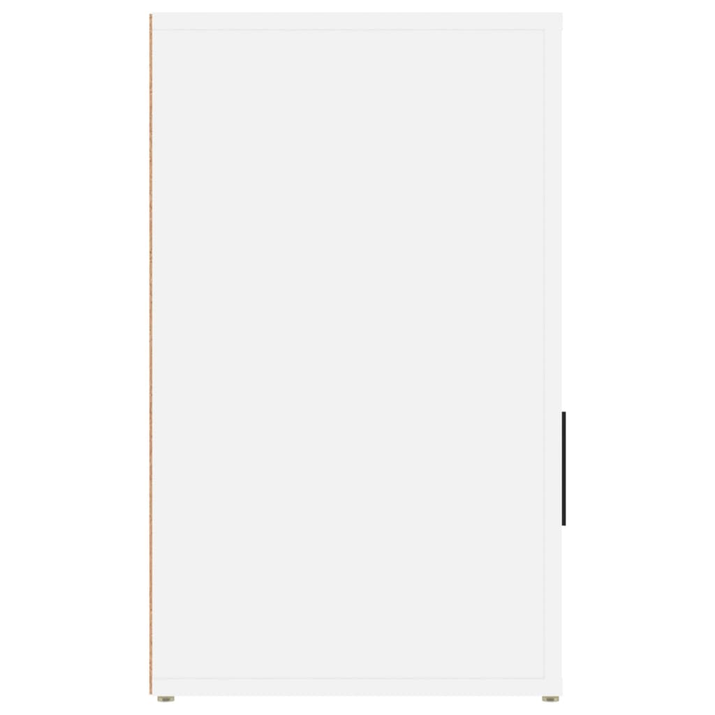 Table de chevet Blanc 50x36x60 cm Bois d'ingénierie - XIOS