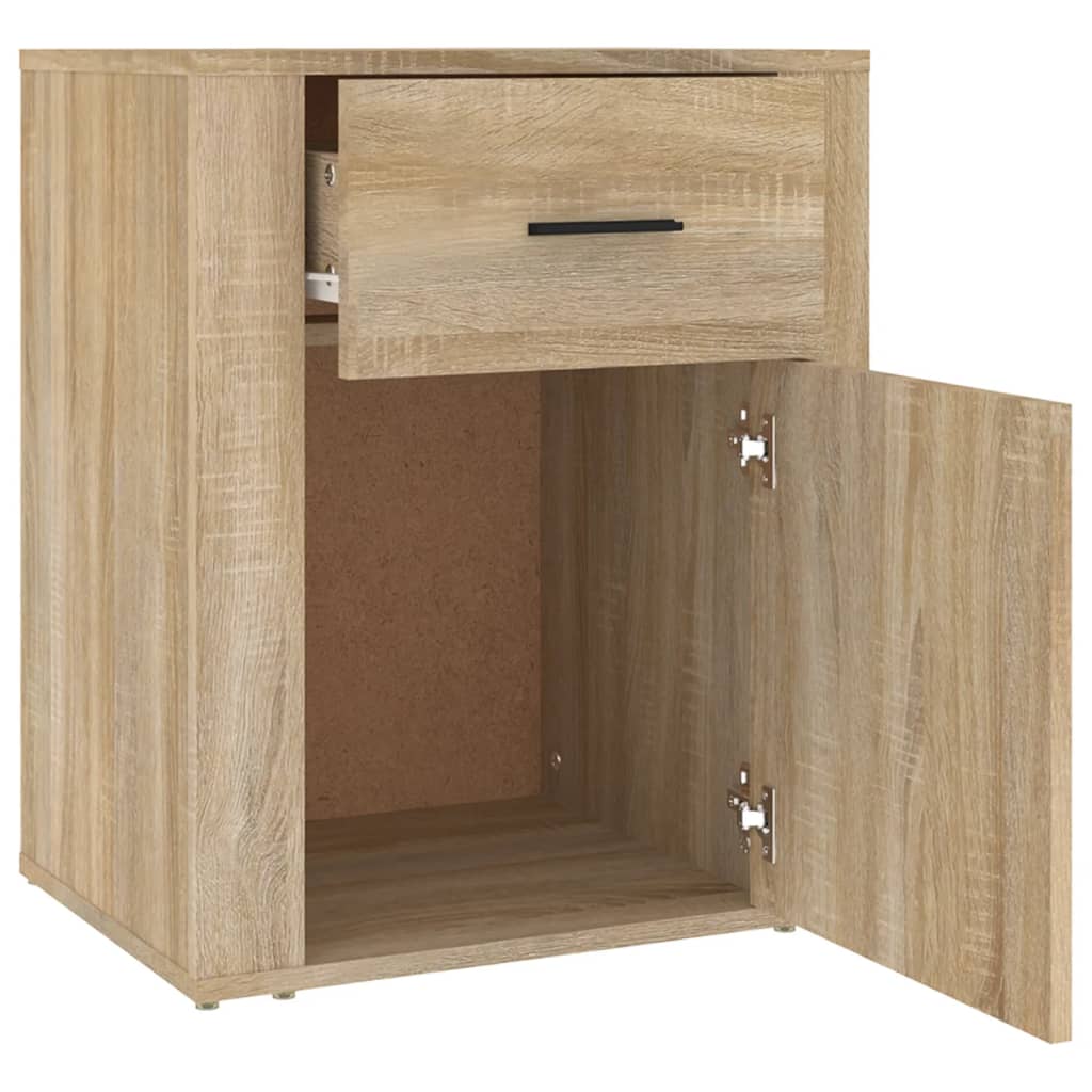 Table de chevet Chêne sonoma 50x36x60 cm Bois d'ingénierie - XIOS