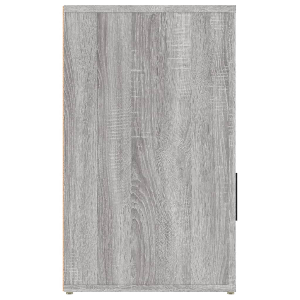 Table de chevet Sonoma gris 50x36x60 cm Bois d'ingénierie - XIOS