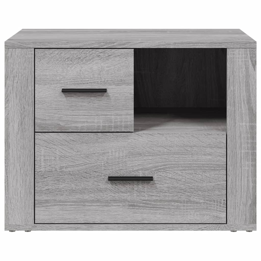 Table de chevet Sonoma gris 60x36x45 cm Bois d'ingénierie - XIOS