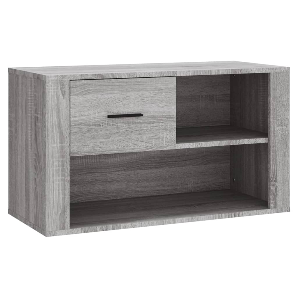 Armoire à chaussures Sonoma gris 80x35x45 cm Bois d'ingénierie - XIOS
