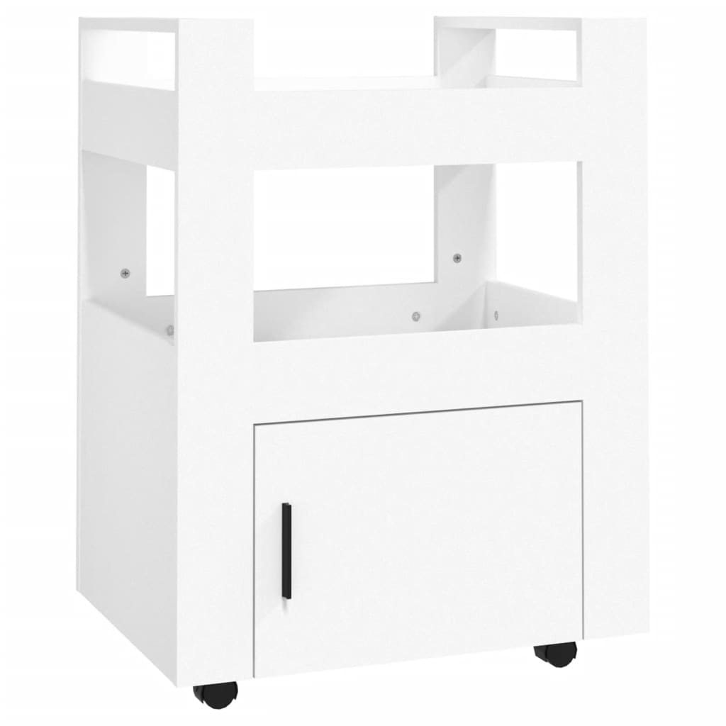 Chariot de cuisine Blanc 60x45x80 cm Bois d'ingénierie - XIOS