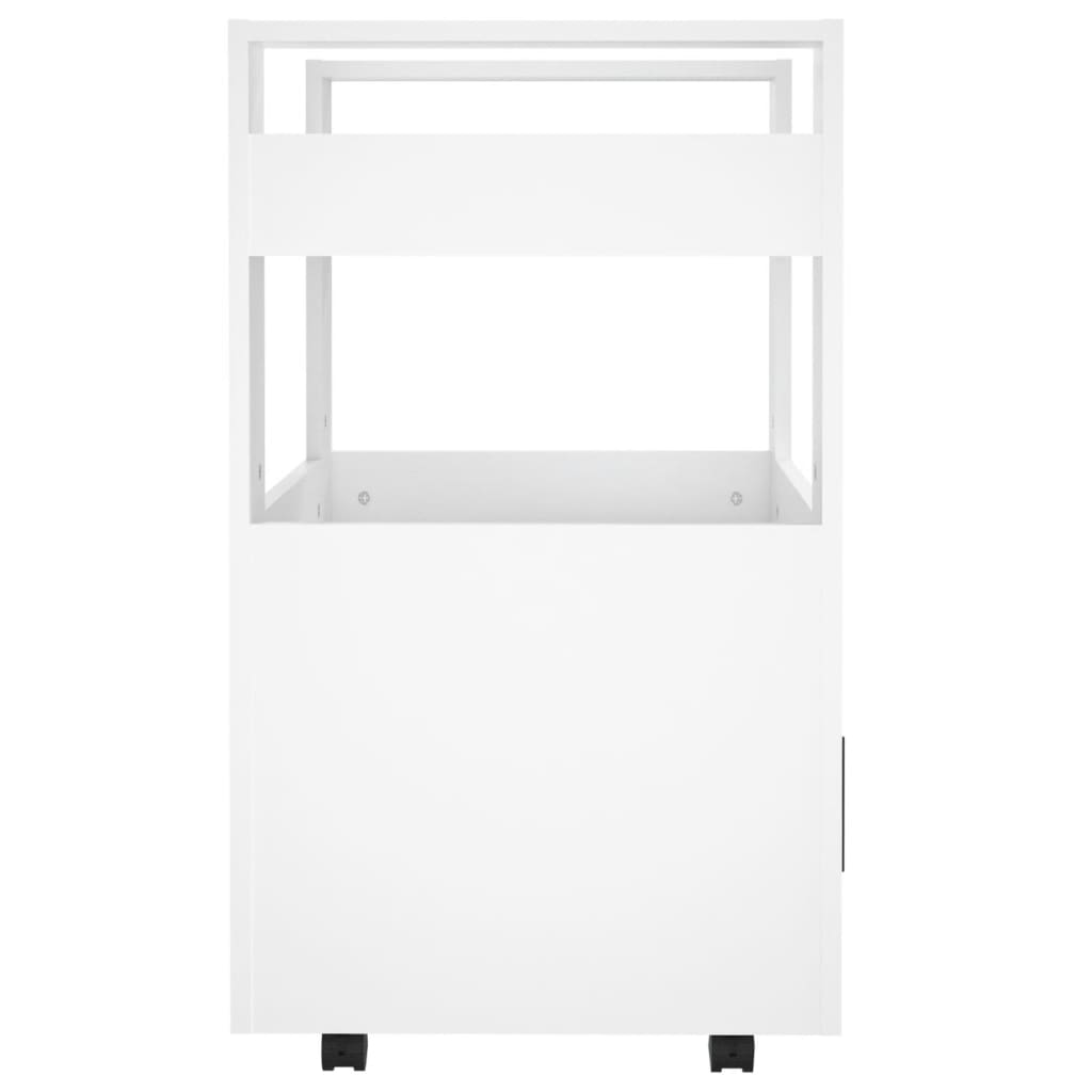 Chariot de cuisine Blanc 60x45x80 cm Bois d'ingénierie - XIOS
