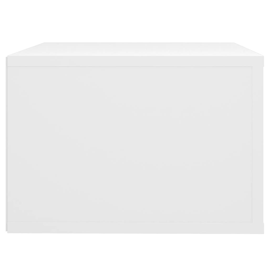 Table de chevet murale Blanc 50x36x25 cm - XIOS