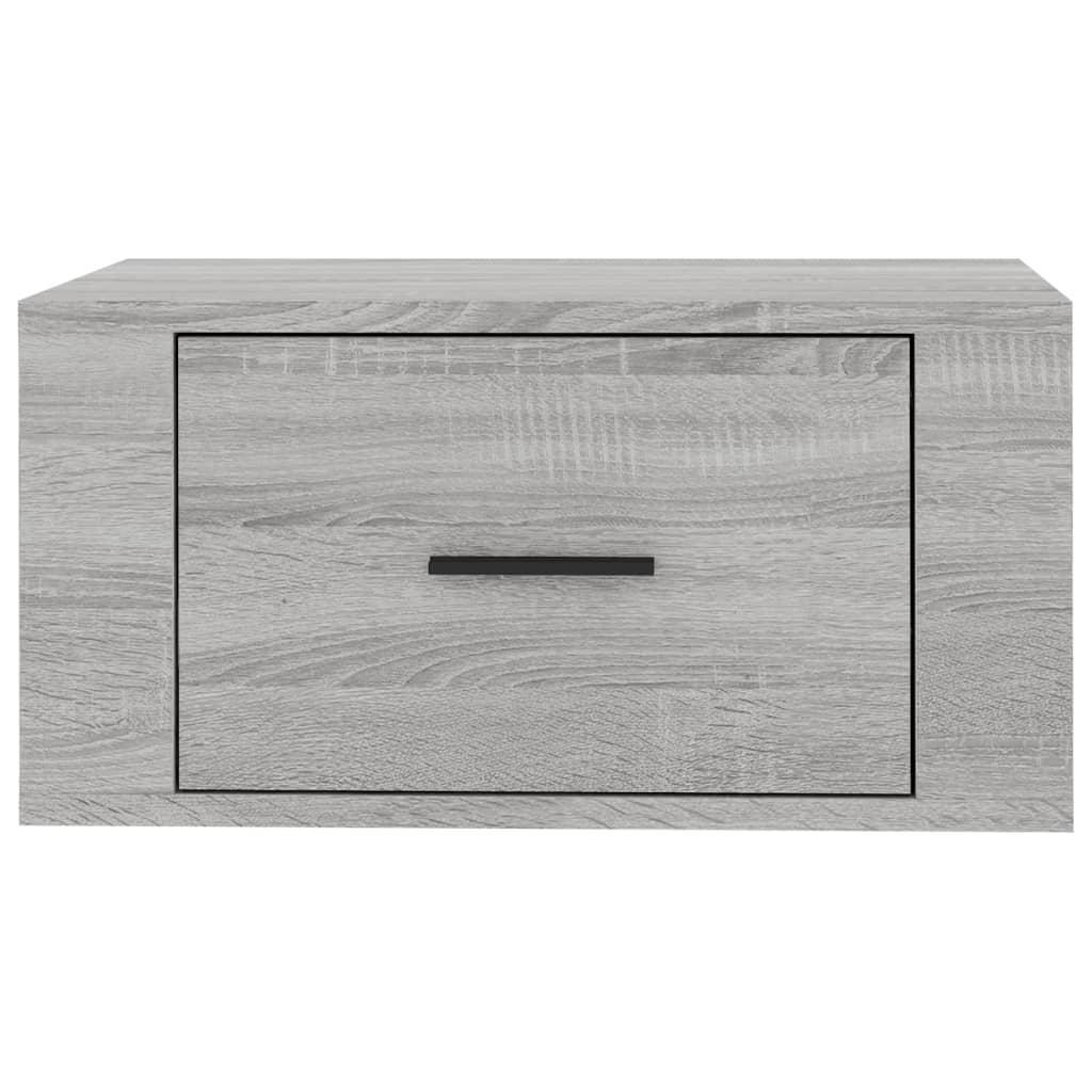 Table de chevet murale Sonoma gris 50x36x25 cm - XIOS