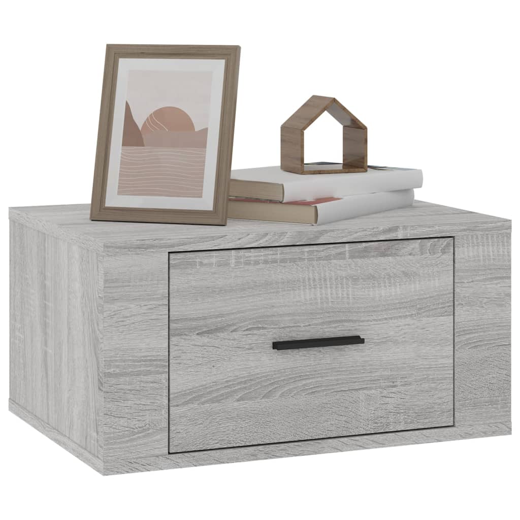 Tables de chevet murales 2 pcs Sonoma gris 50x36x25 cm - XIOS
