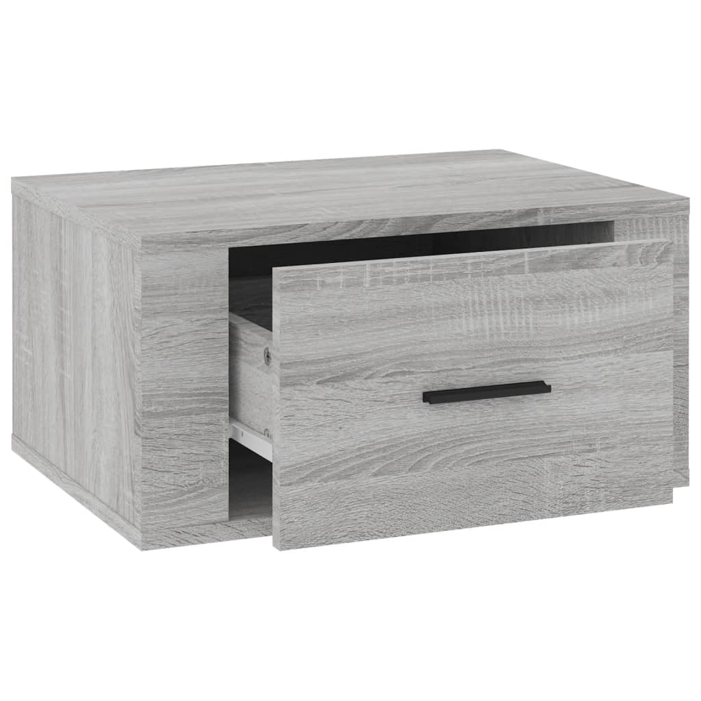 Tables de chevet murales 2 pcs Sonoma gris 50x36x25 cm - XIOS