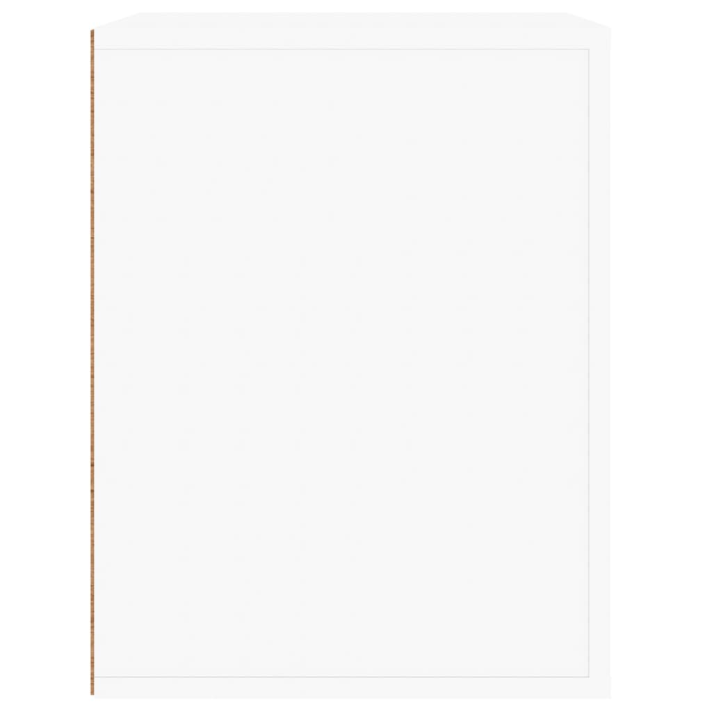 Table de chevet murale Blanc 50x36x47 cm - XIOS