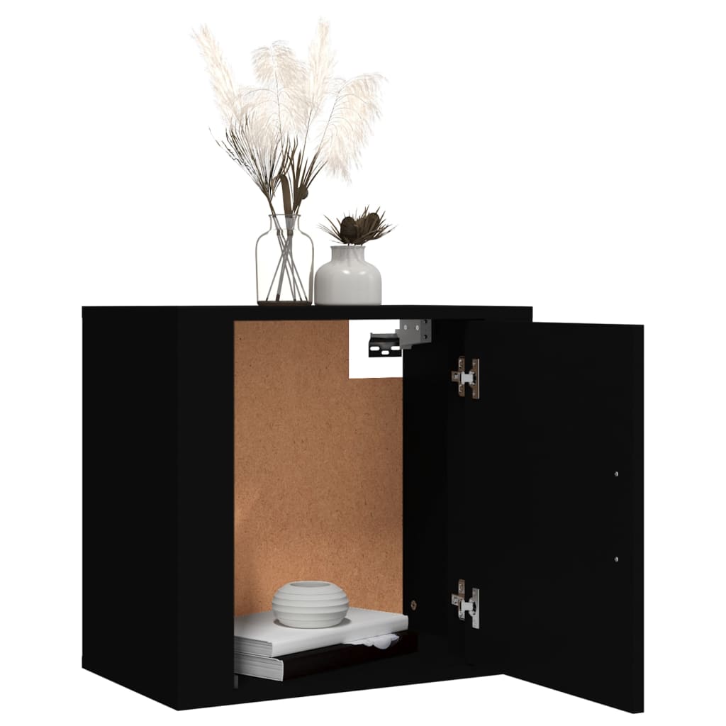 Tables de chevet murales 2 pcs Noir 50x30x47 cm - XIOS