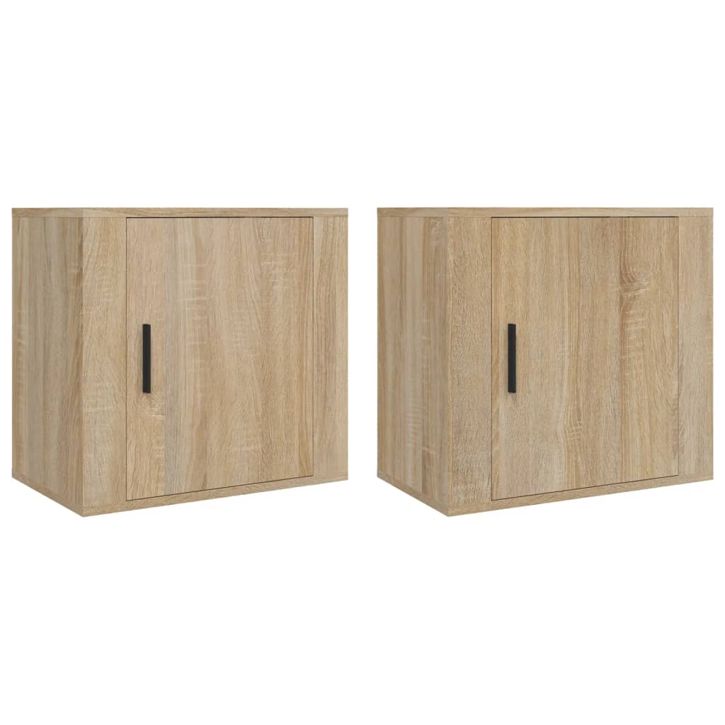 Tables de chevet murales 2 pcs Chêne sonoma 50x30x47 cm - XIOS