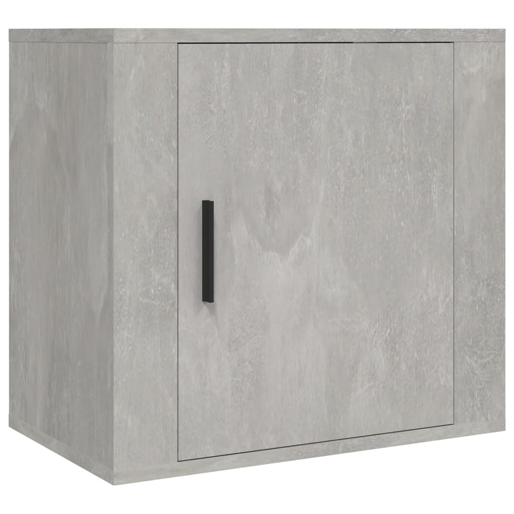 Table de chevet murale Gris béton 50x30x47 cm - XIOS