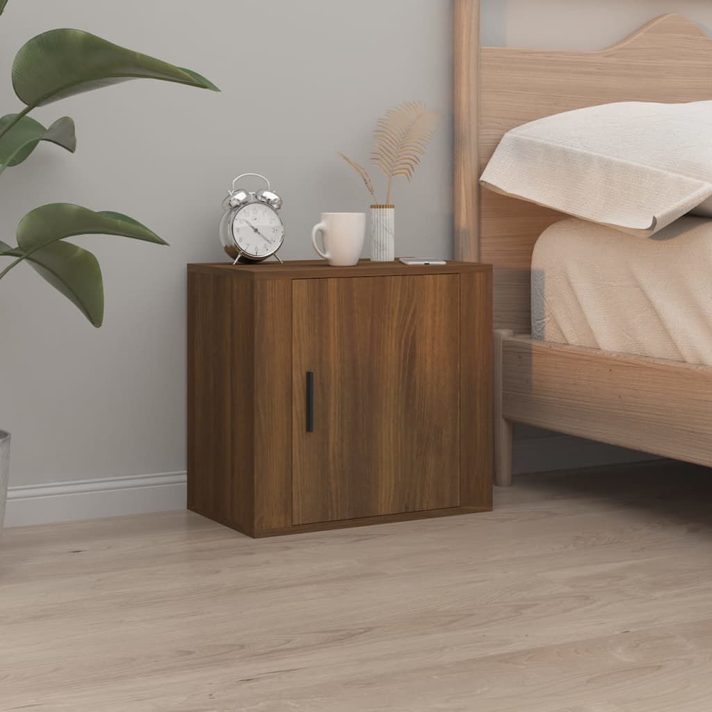Tables de chevet murales 2 pcs Chêne marron 50x30x47 cm - XIOS