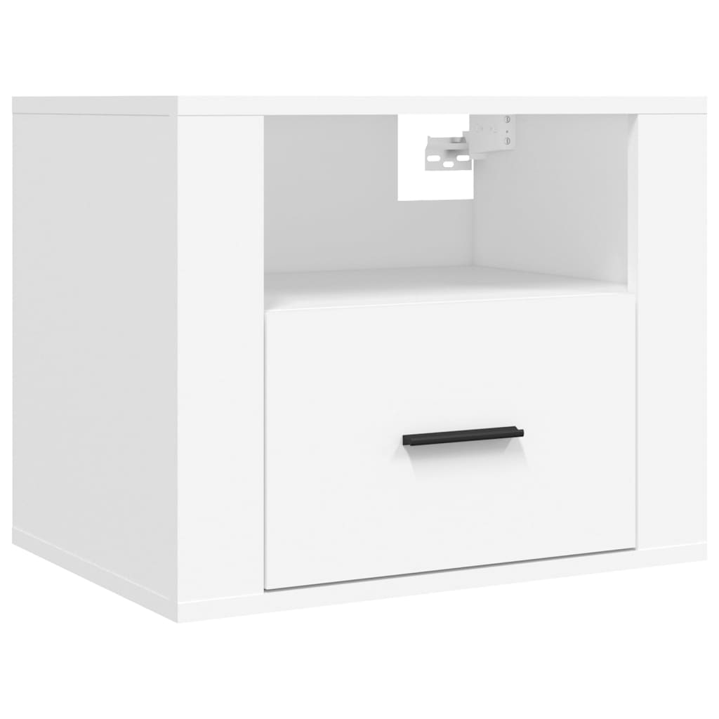 Tables de chevet murales 2 pcs Blanc 50x36x40 cm - XIOS