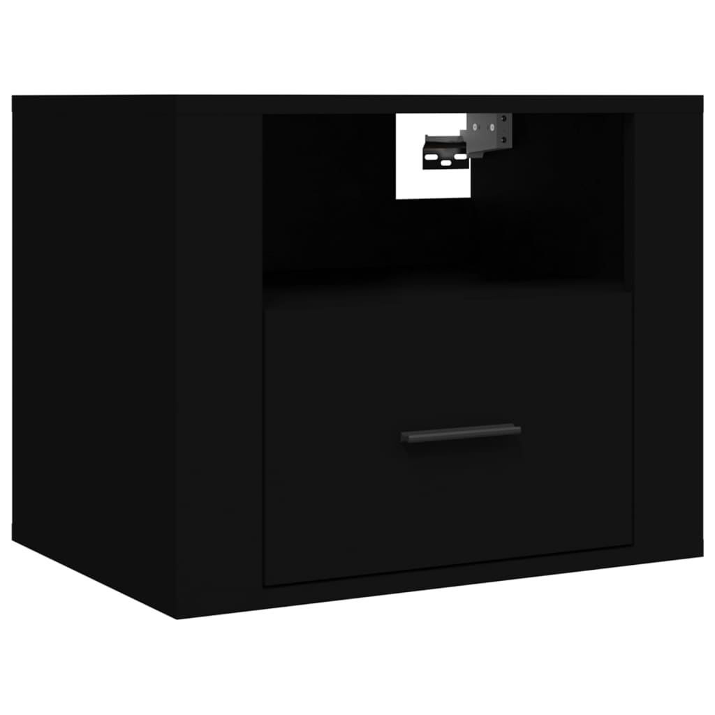 Tables de chevet murales 2 pcs Noir 50x36x40 cm - XIOS