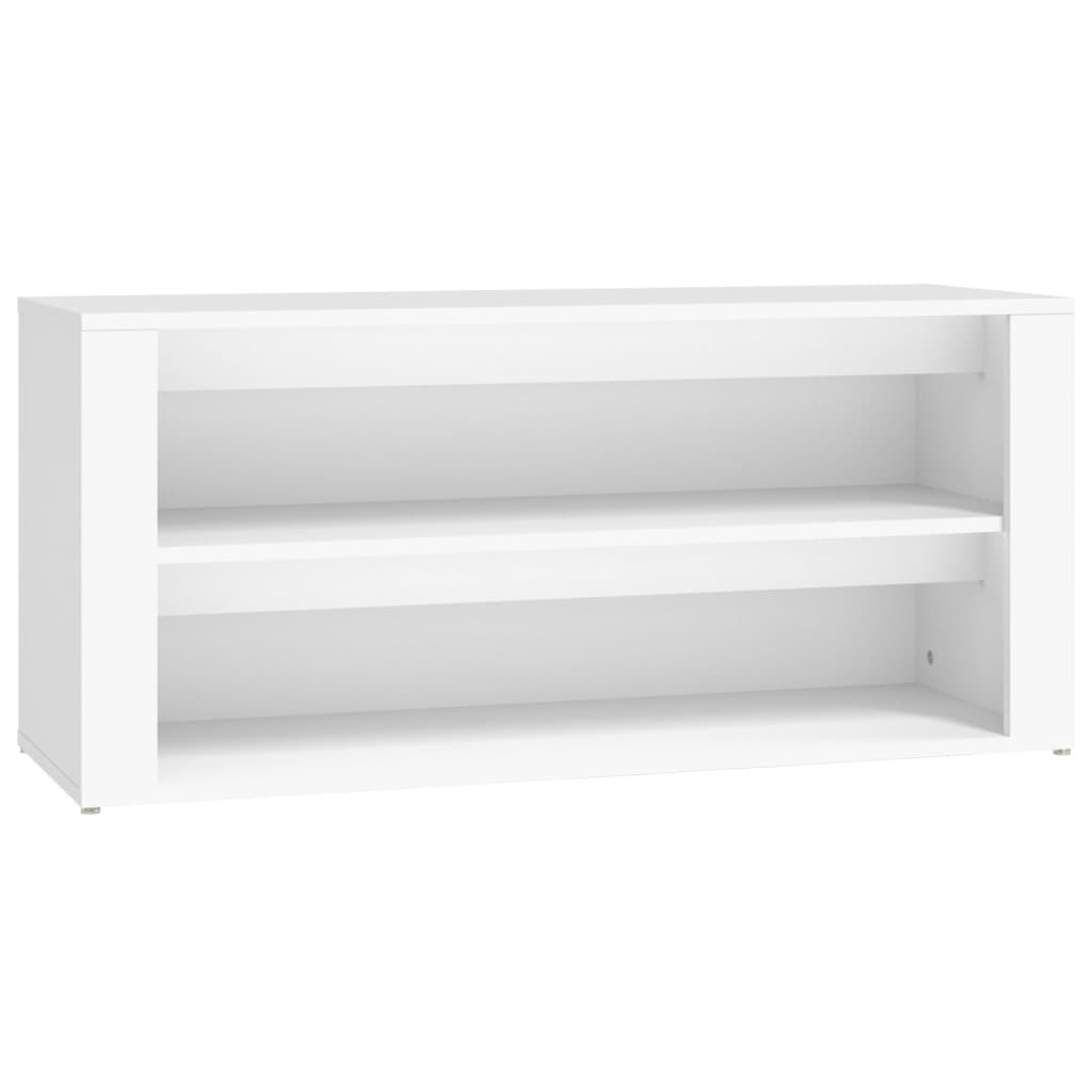Étagère à chaussures Blanc 100x35x45 cm Bois d'ingénierie - XIOS