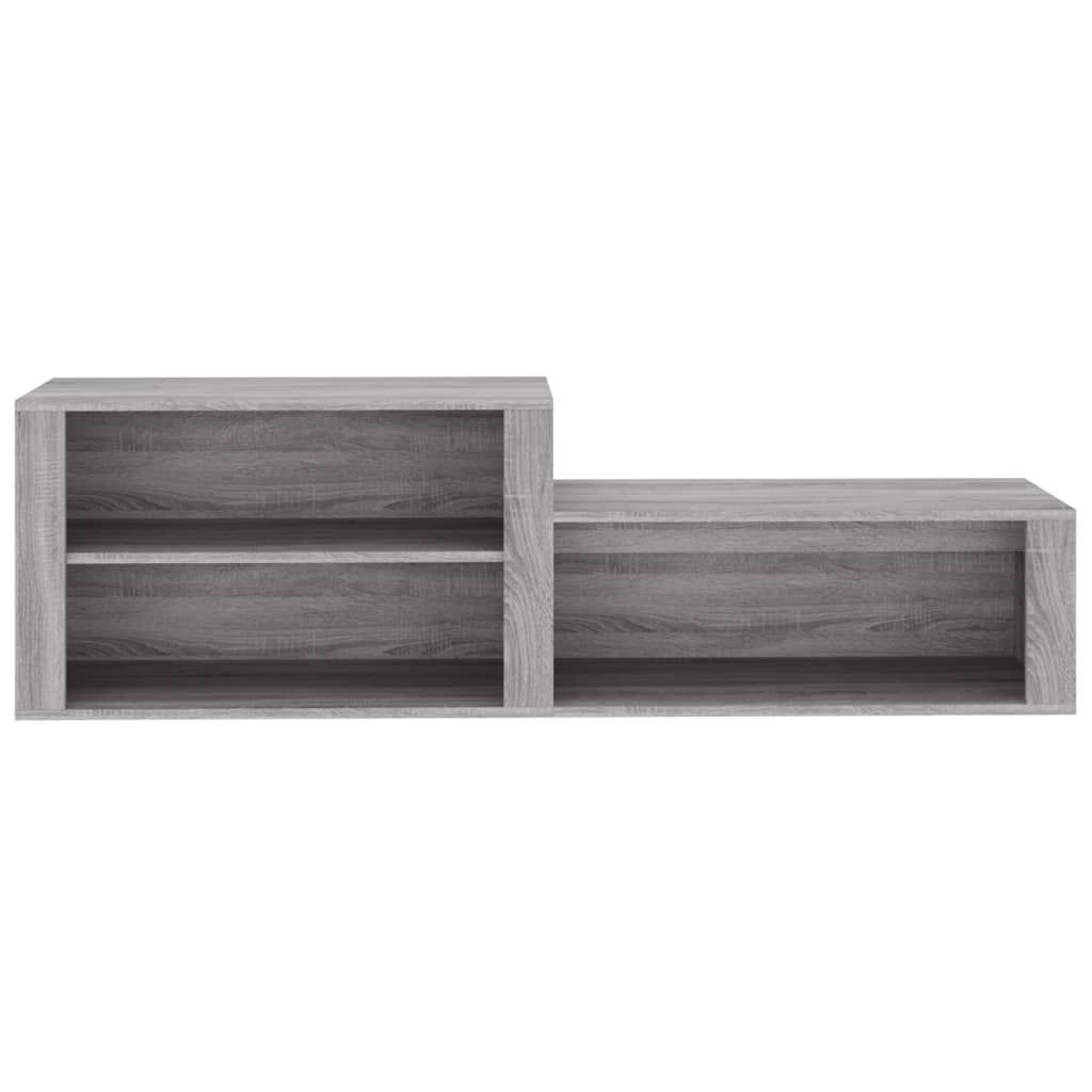 Armoire à chaussures Sonoma gris 150x35x45 cm Bois d'ingénierie - XIOS