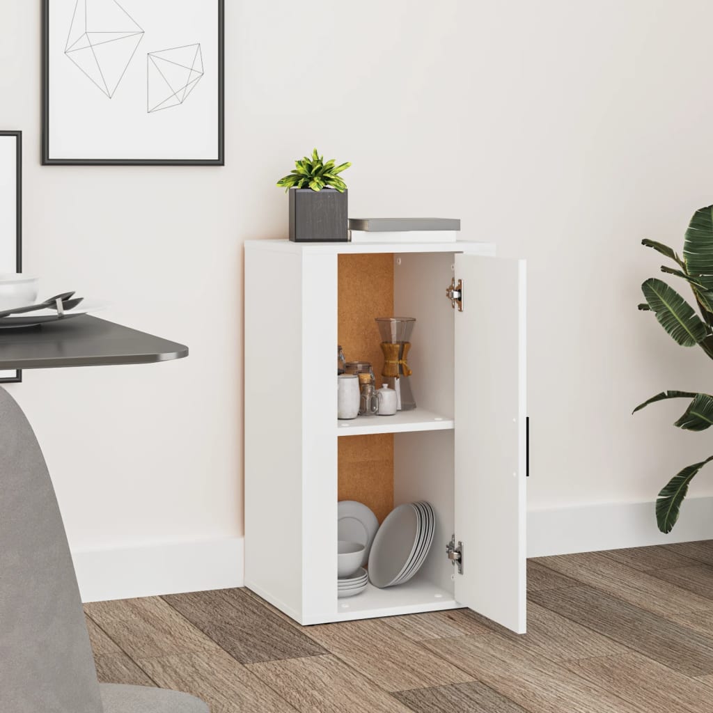 Buffet Blanc 40x33x70 cm Bois d'ingénierie - XIOS