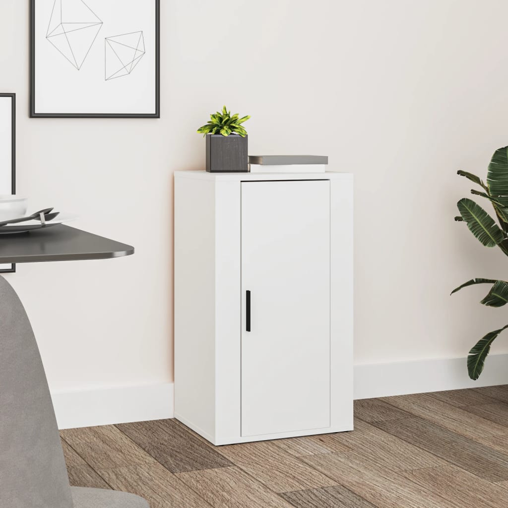 Buffet Blanc 40x33x70 cm Bois d'ingénierie - XIOS